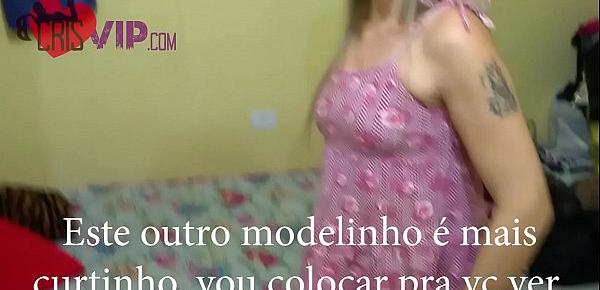  Venda de calcinha usada da  Cris Cristina Almeida novinha casada e safadinha Calcinha enfiadinha na bucetinha e no cuzinho